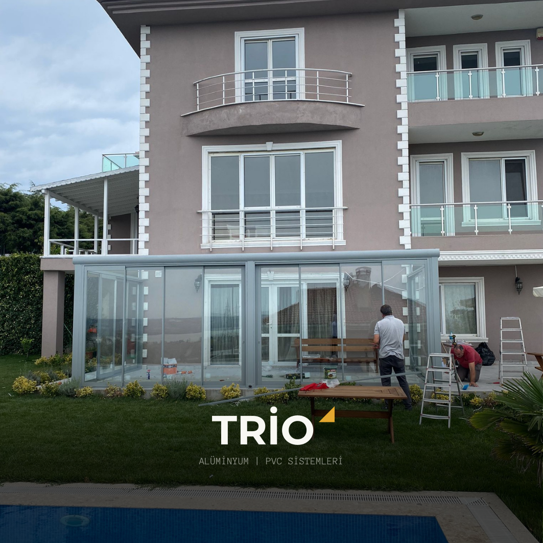 Kış bahçesi ve havuz projesi - Trio Alüminyum